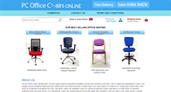 Desktop Screenshot of pcofficechairs.co.uk